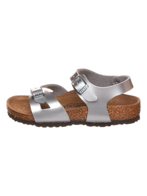Birkenstock Sandały "Rio" w kolorze srebrnym rozmiar: 24