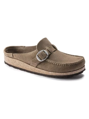 Birkenstock Skórzane chodaki "Buckley" w kolorze beżowym rozmiar: 39