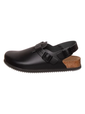 Birkenstock Skórzane chodaki "Tokio Prof" w kolorze czarnym rozmiar: 43