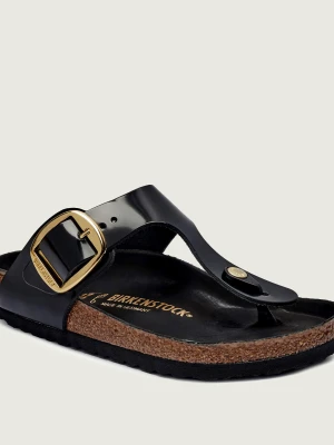 Birkenstock Skórzane japonki Gizeh BB LENA | regular fit czarny
