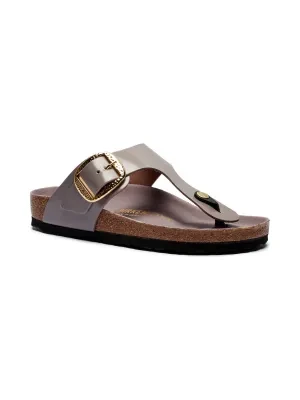 Birkenstock Skórzane japonki Gizeh Ham.BB LENA