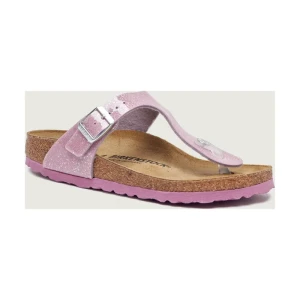 Birkenstock Skórzane japonki Gizeh Kids BS | narrow fit