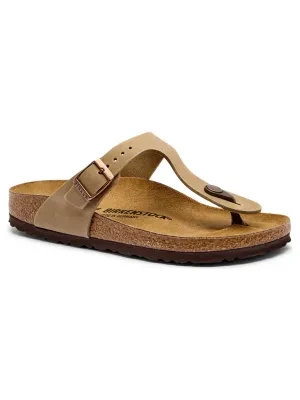 Birkenstock Skórzane japonki Gizeh LEOI