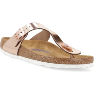 Birkenstock Skórzane japonki Gizeh | regular fit