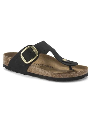 Birkenstock Skórzane japonki "Gizeh" w kolorze czarnym rozmiar: 36