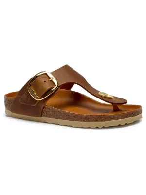 Birkenstock Skórzane japonki LEOI | narrow fit
