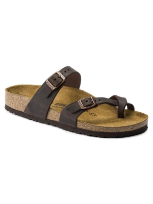 Birkenstock Skórzane japonki "Mayari" w kolorze czarnym rozmiar: 39