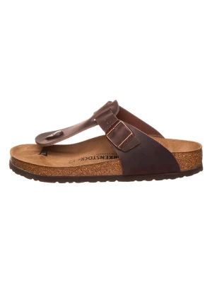 Birkenstock Skórzane klapki w kolorze czarnym rozmiar: 43