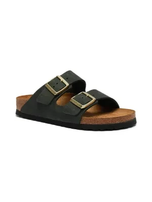 Birkenstock Skórzane klapki Arizona