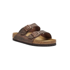 Birkenstock Skórzane klapki Arizona | regular fit soft footbed