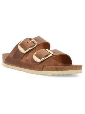 Birkenstock Skórzane klapki Arizona Big Buckle | narrow fit