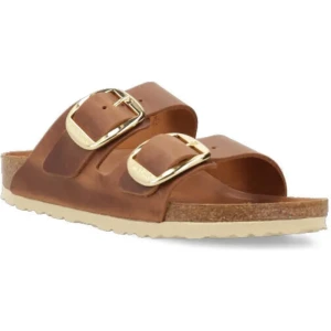Birkenstock Skórzane klapki Arizona Big Buckle | narrow fit