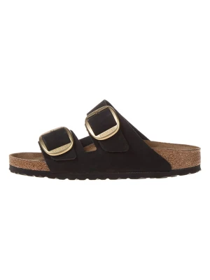 Birkenstock Skórzane klapki "Arizona Big Buckle" w kolorze czarnym rozmiar: 37