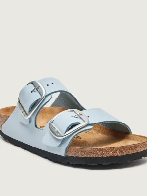 Birkenstock Skórzane klapki Arizona Big Buckle | narrow fit | zamsz