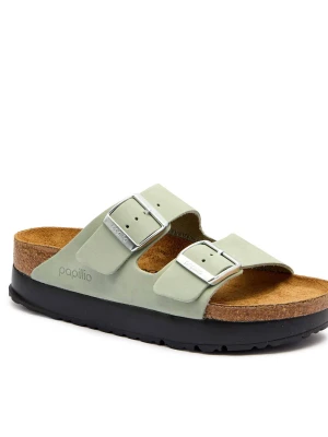 Birkenstock Skórzane klapki Arizona Birkenstock x Papillio | narrow fit miętowy