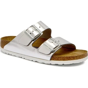 Birkenstock Skórzane klapki Arizona BS | narrow fit soft footbed