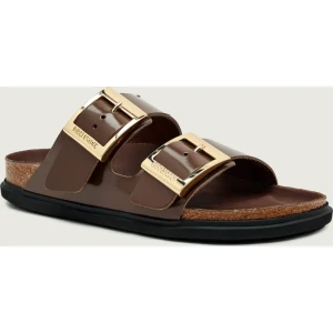 Birkenstock Skórzane klapki Arizona Droplet Buckle Cupsole | narrow fit