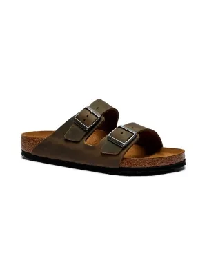 Birkenstock Skórzane klapki Arizona LEOI EVA