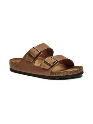 Birkenstock Skórzane klapki Arizona LEOI
