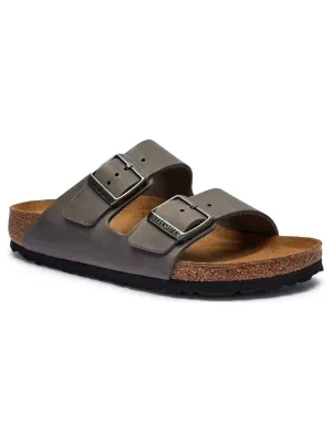 Birkenstock Skórzane klapki Arizona LEOI | narrow fit