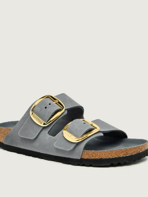 Birkenstock Skórzane klapki Arizona | narrow fit szary