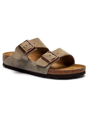 Birkenstock Skórzane klapki Arizona | narrow fit soft footbed
