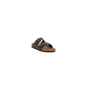 Birkenstock Skórzane klapki Arizona NL | narrow fit czarny