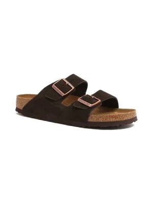 Birkenstock Skórzane klapki Arizona SFB