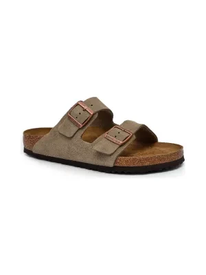 Birkenstock Skórzane klapki Arizona SFB