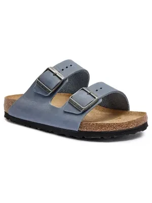 Birkenstock Skórzane klapki Arizona SFB LEOI | narrow fit