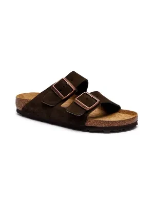 Birkenstock Skórzane klapki Arizona SFB LEVE