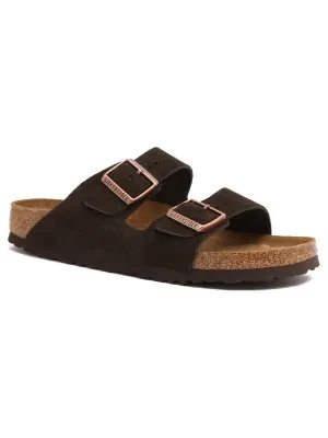 Birkenstock Skórzane klapki Arizona SFB LEVE