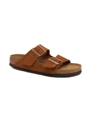 Birkenstock Skórzane klapki Arizona SFB VL Mink