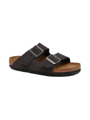 Birkenstock Skórzane klapki Arizona VL SFB Velvet Gray