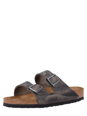 Birkenstock Skórzane klapki "Arizona" w kolorze brązowym rozmiar: 37