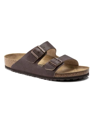 Birkenstock Skórzane klapki "Arizona" w kolorze brązowym rozmiar: 43