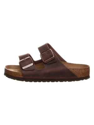 Birkenstock Skórzane klapki "Arizona" w kolorze brązowym rozmiar: 41