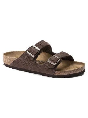 Birkenstock Skórzane klapki "Arizona" w kolorze brązowym rozmiar: 43