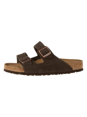 Birkenstock Skórzane klapki "Arizona" w kolorze brązowym rozmiar: 43