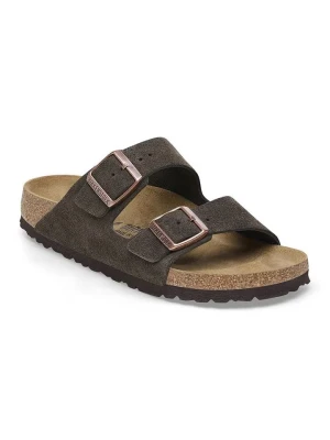 Birkenstock Skórzane klapki "Arizona" w kolorze brązowym rozmiar: 39