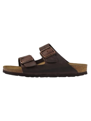 Birkenstock Skórzane klapki "Arizona" w kolorze brązowym rozmiar: 50