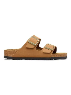 Birkenstock Skórzane klapki "Arizona" w kolorze jasnobrązowym rozmiar: 37