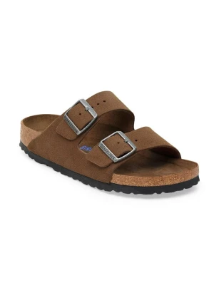 Birkenstock Skórzane klapki "Arizona" w kolorze khaki rozmiar: 40