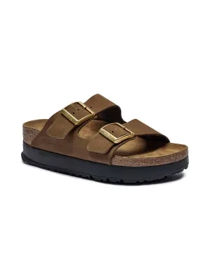Zdjęcie produktu Birkenstock Skórzane klapki Arizona Flex Platform | Birkenstock x Papillio