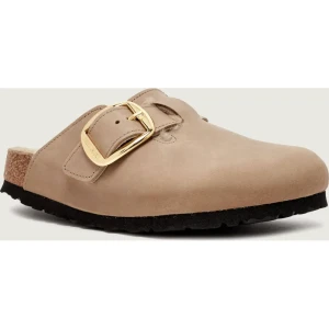 Birkenstock Skórzane klapki Boston BB | Shearling | z dodatkiem wełny