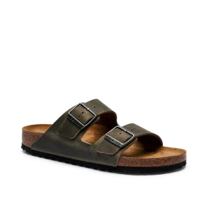Birkenstock Skórzane klapki EVA | narrow fit