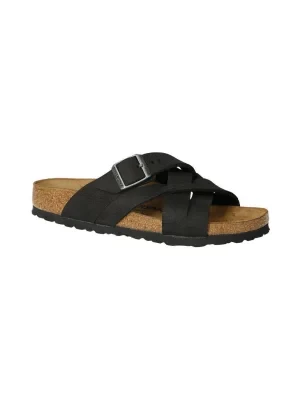 Birkenstock Skórzane klapki Lugano LEOI