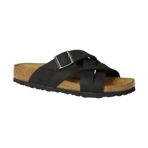 Birkenstock Skórzane klapki Lugano LEOI