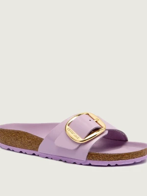 Birkenstock Skórzane klapki Madrid BB | narrow fit lawendowy