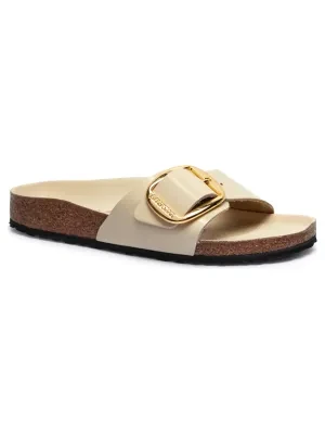 Birkenstock Skórzane klapki Madrid Big Buckle | narrow fit